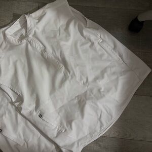 Figs Women's OPTIC white rafaela scrub top.